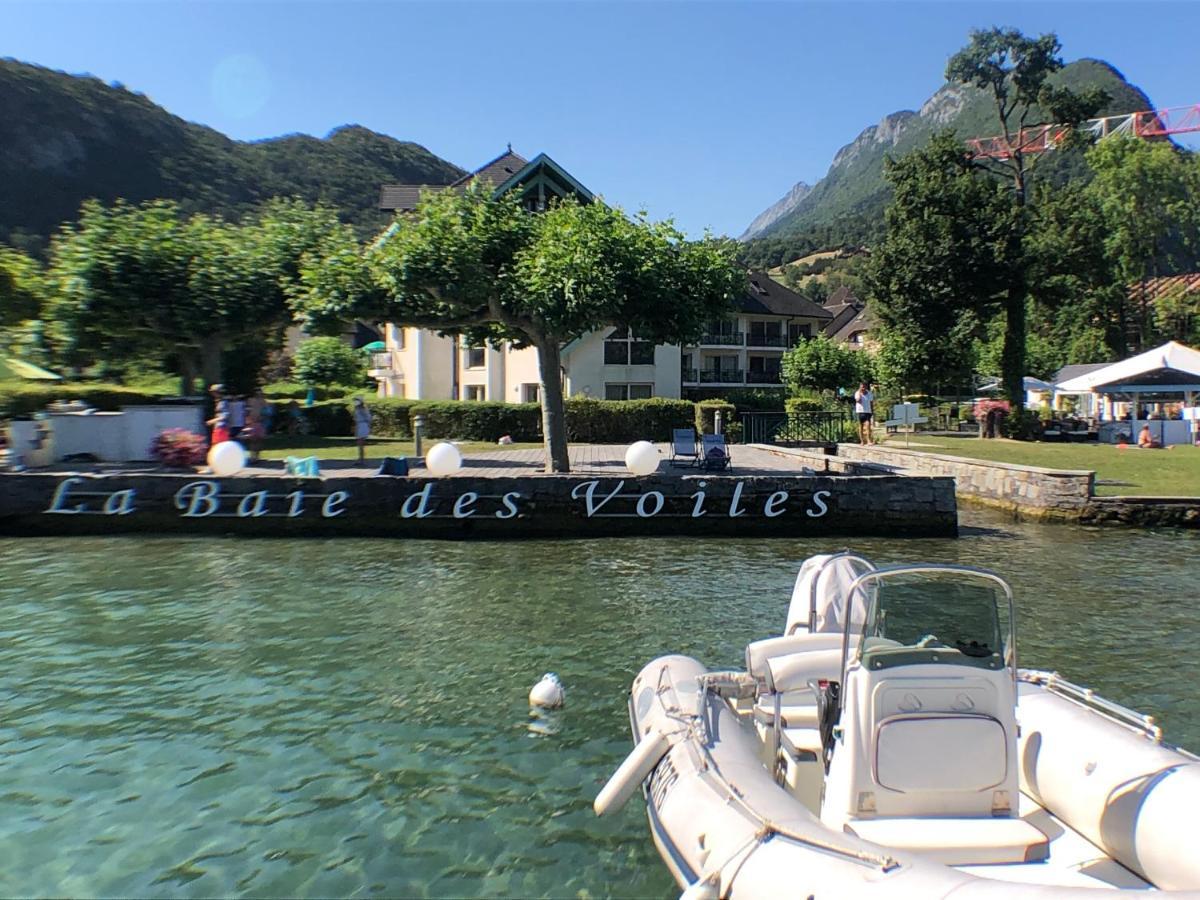 Studio Les Pieds Dans L'Eau Au Bord Du Lac D'Annecy Duingt Exterior foto