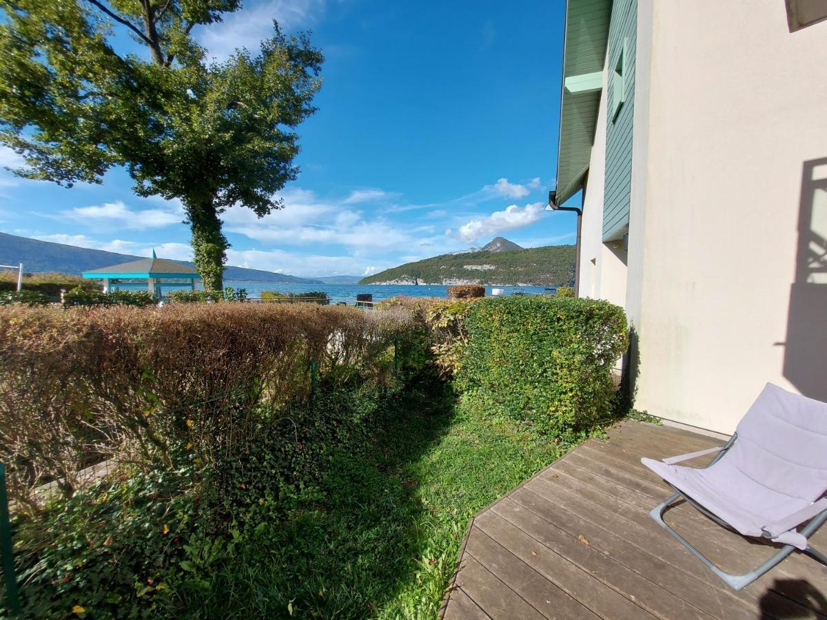 Studio Les Pieds Dans L'Eau Au Bord Du Lac D'Annecy Duingt Exterior foto