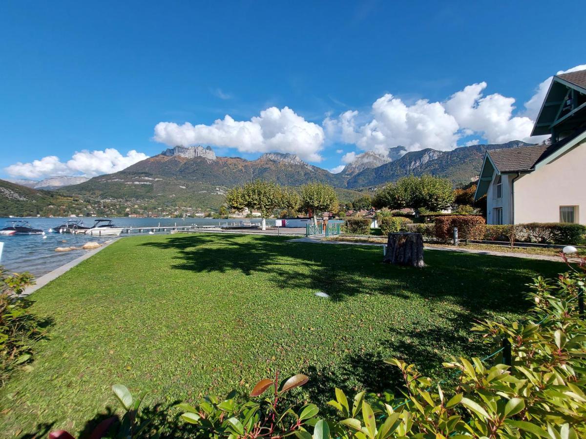 Studio Les Pieds Dans L'Eau Au Bord Du Lac D'Annecy Duingt Exterior foto