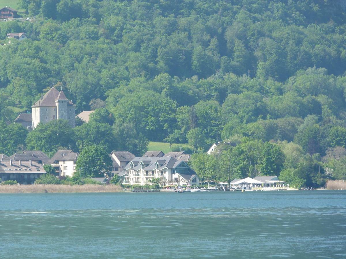 Studio Les Pieds Dans L'Eau Au Bord Du Lac D'Annecy Duingt Exterior foto